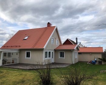 Takbyte, Ulricehamn. April 2020